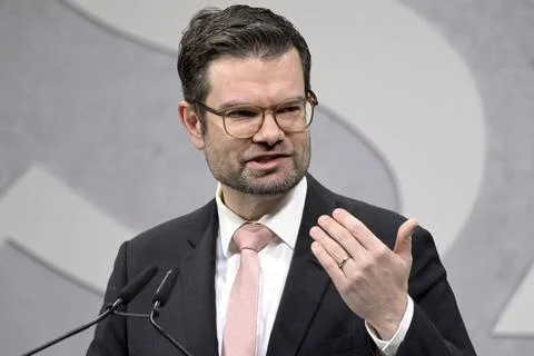  Marco Buschmann beim 17. Wirtschaftsgipfel der Süddeutschen Zeitung im Ho.. Stock Photos