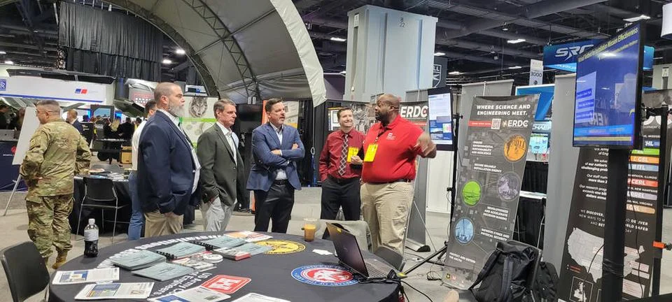 Marcus Ferguson, program manager with Construction Engineering Research La... Foto stock