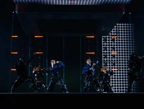 Marcus &amp; Martinus performing at Semifinal 1 of Eurovision 2024 Stock Photos