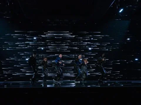 Marcus &amp; Martinus performing at Semifinal 1 of Eurovision 2024 Stock Photos
