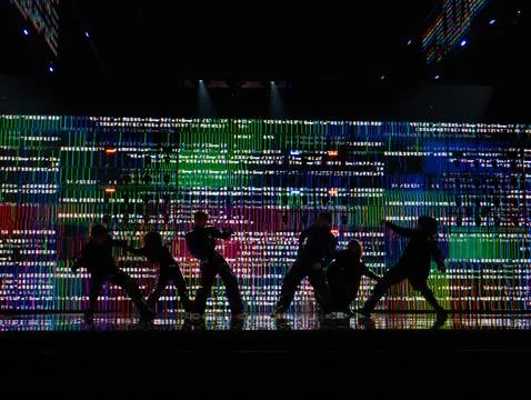 Marcus &amp; Martinus performing at Semifinal 1 of Eurovision 2024 Foto stock
