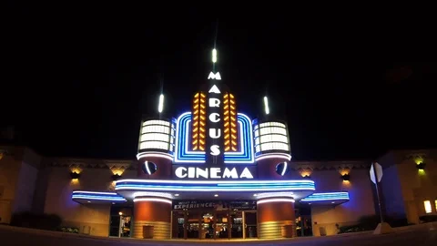 Marcus Theatre Stock Footage 116274907
