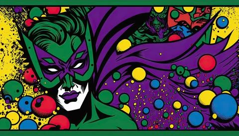 Mardi Gras Abstract Background Illustrazione stock