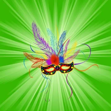Mardi gras background Stock-Illustration