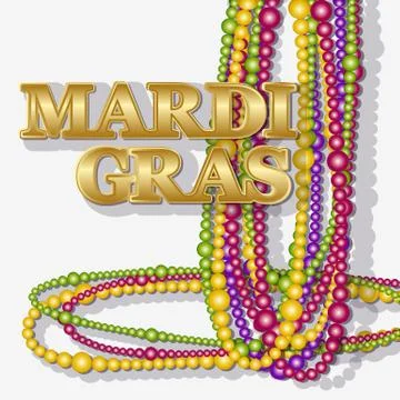 Mardi Gras background. Stock Illustration