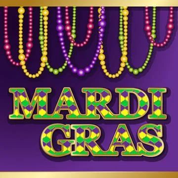 Mardi Gras background. Stock Illustration