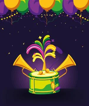 Mardi Gras carnival Stock-Illustration