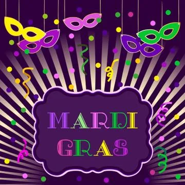 Mardi Gras celebration Stock Illustration