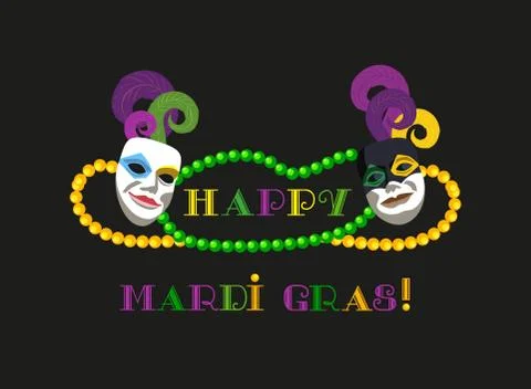 Mardi Gras celebration Stock-Illustration