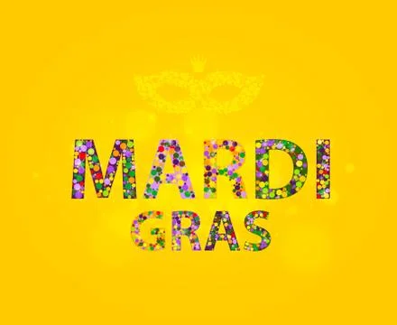 Mardi Gras Circles Stock-Illustration