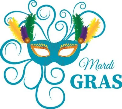 Mardi Gras Design Stock-Illustration