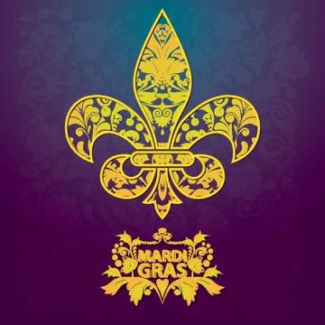 Mardi Gras Design Stock-Illustration