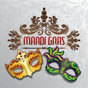 Mardi Gras Design Stock-Illustration