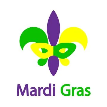 Mardi gras fleur de lis Stock-Illustration