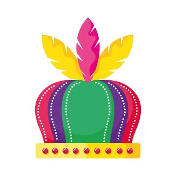 Mardi gras hat Stock-Illustration