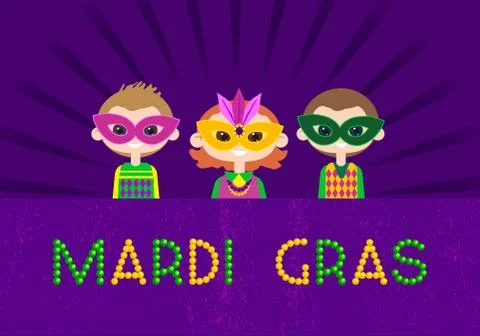 Mardi Gras holiday Stock Illustration