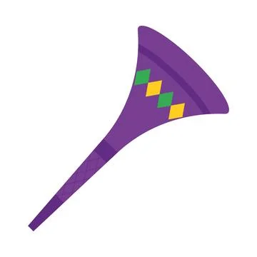 Mardi gras horn Stock-Illustration