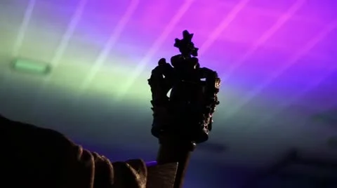 Mardi Gras kings scepter Stock Footage 22211807