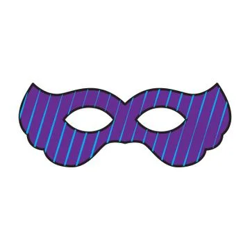 Mardi gras mask Stock Illustration