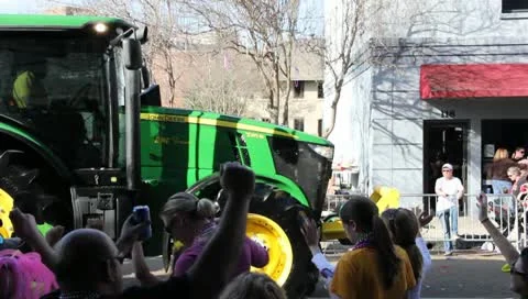 Mardi Gras Parade Float 03 Stock Footage 10794732