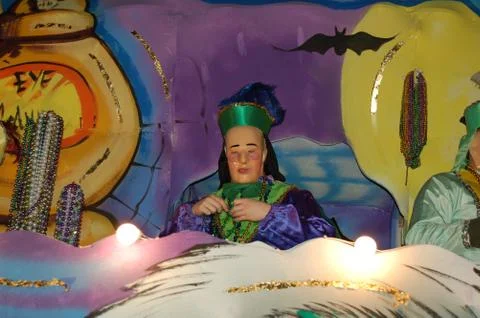 Mardi Gras Parade Float Stock Photos
