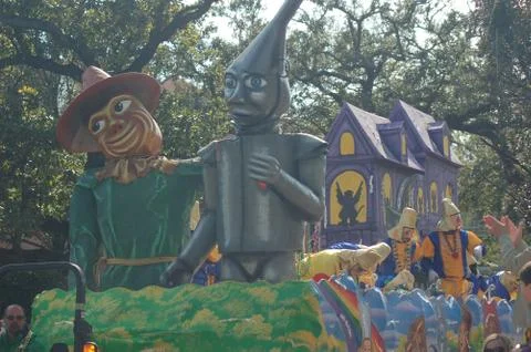 Mardi Gras Parade Float Foto stock