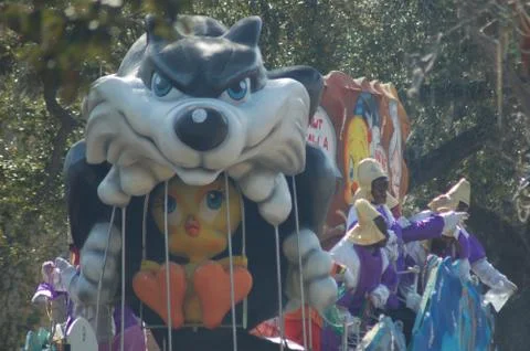 Mardi Gras Parade Float Stock Photos