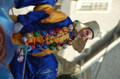 Mardi Gras Parade Float Foto stock