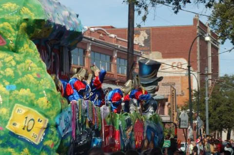 Mardi Gras Parade Float Stock Photos