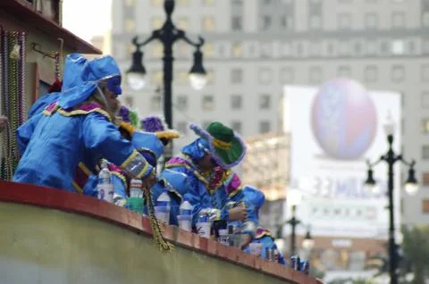 Mardi Gras Parade Float Stock Photos
