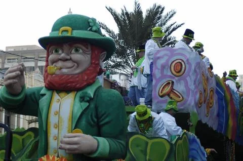 Mardi Gras Parade Float Stock Photos
