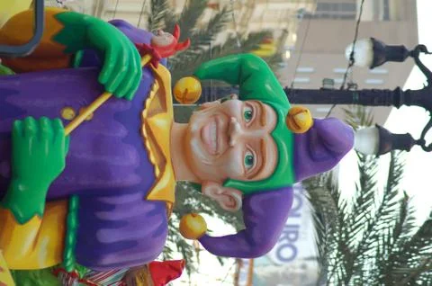 Mardi Gras Parade Float Foto stock