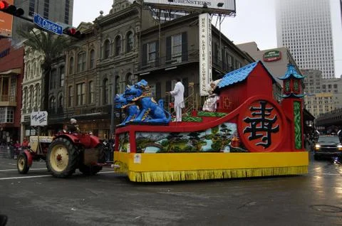 Mardi Gras Parade Float Stock Photos