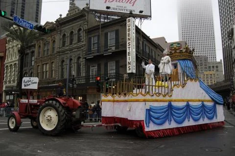 Mardi Gras Parade Float Stock Photos