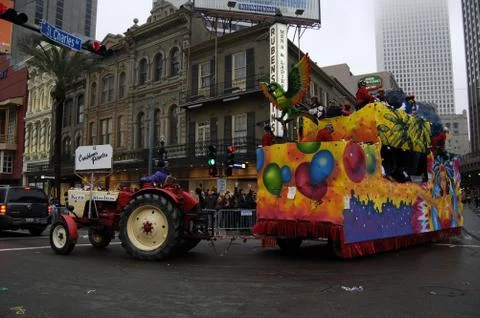 Mardi Gras Parade Float Stock Photos