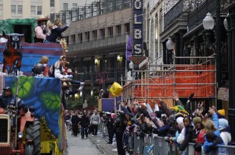 Mardi Gras Parade Float Stock Photos