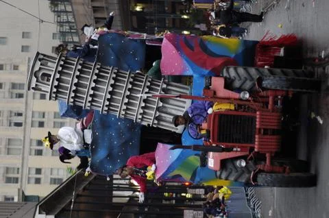 Mardi Gras Parade Float Stock Photos