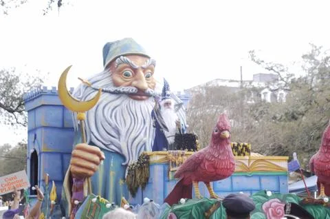Mardi Gras Parade Float Stock Photos