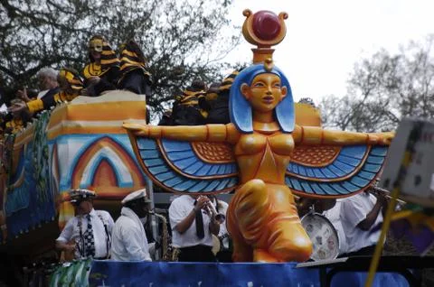Mardi Gras Parade Float Foto stock