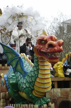 Mardi Gras Parade Float Stock Photos