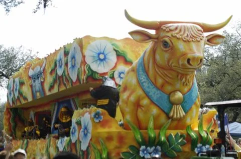 Mardi Gras Parade Float Stock Photos