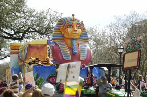 Mardi Gras Parade Float Stock Photos