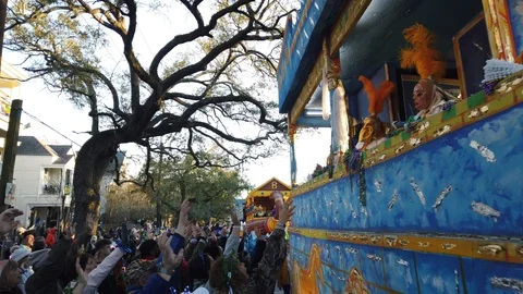 Mardi Gras Parade Stock-Footage 125409820