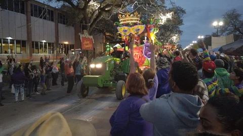 Mardi Gras Parade Stock-Footage 125409890