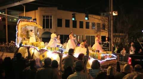 Mardi Gras Parade Queen Stock Footage 10794827