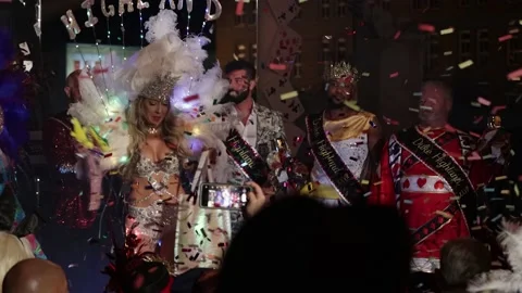 Mardi Gras Party Stock-Footage 163188923