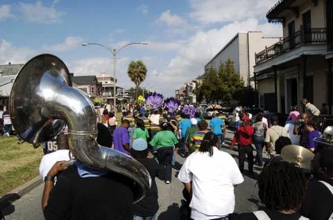 Mardi Gras Second Line Stock Photos