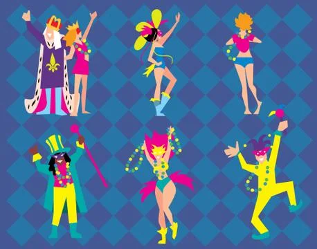 Mardi Gras Vector Illustration. Stock Illustration