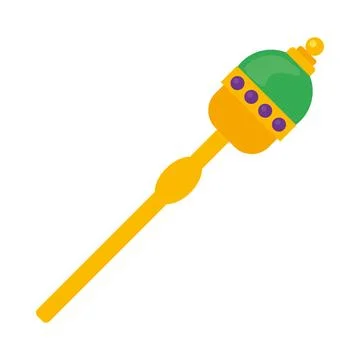 Mardi gras wand Stock-Illustration