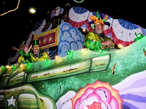 MardiGras@Night Stock Photos